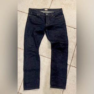 J Crew Straight Fit Stretch Selvedge Jeans NWOT 36x34 770